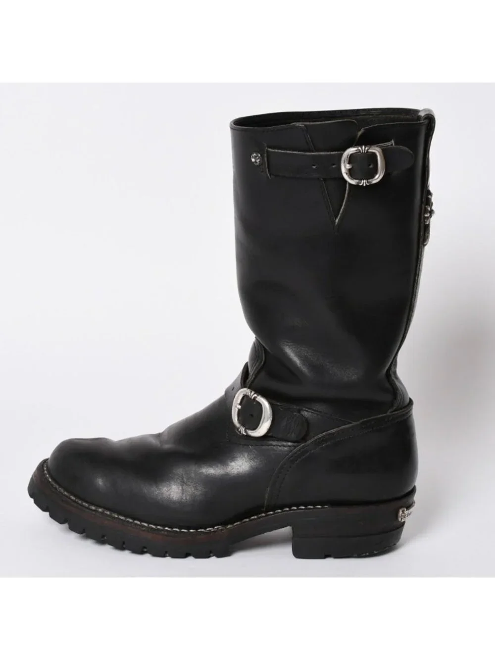 Chrome Hearts Wesco Boss Boots CH Cross Gunslinger Ball 8